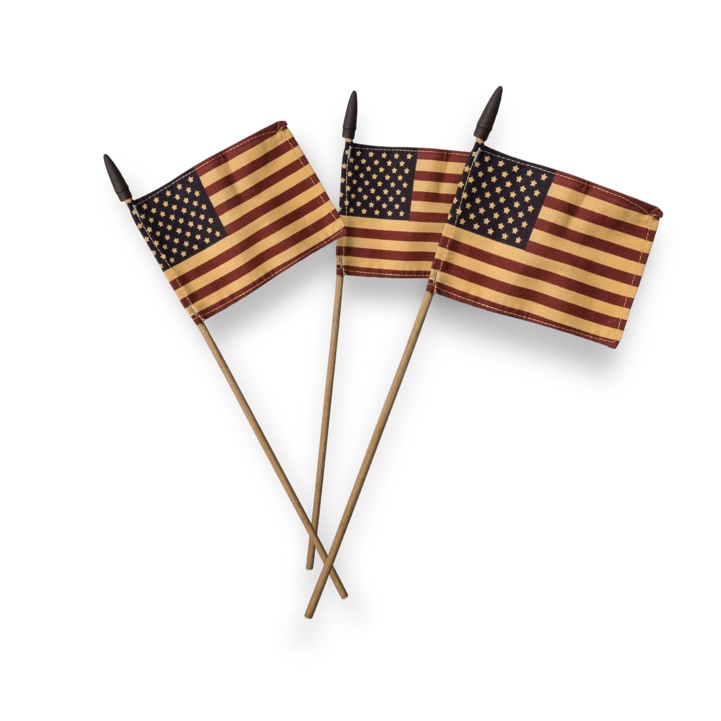 Primitive American Small Flag - Curated Home Decor