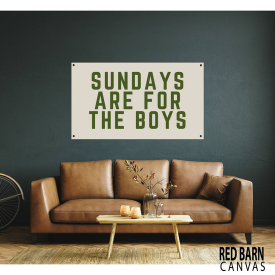 Sundays Are For The Boys - Curated Home Decor