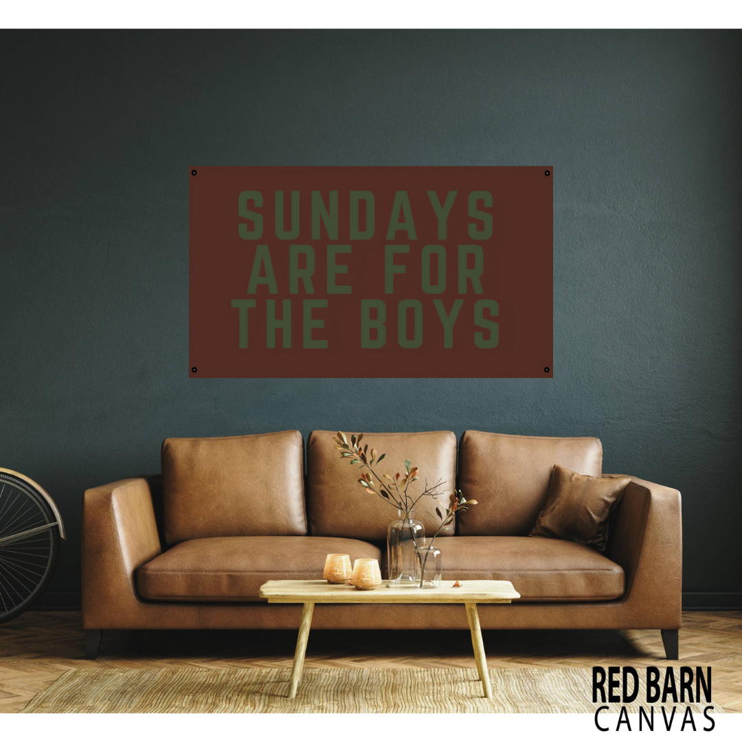 Sundays Are For The Boys - Curated Home Decor