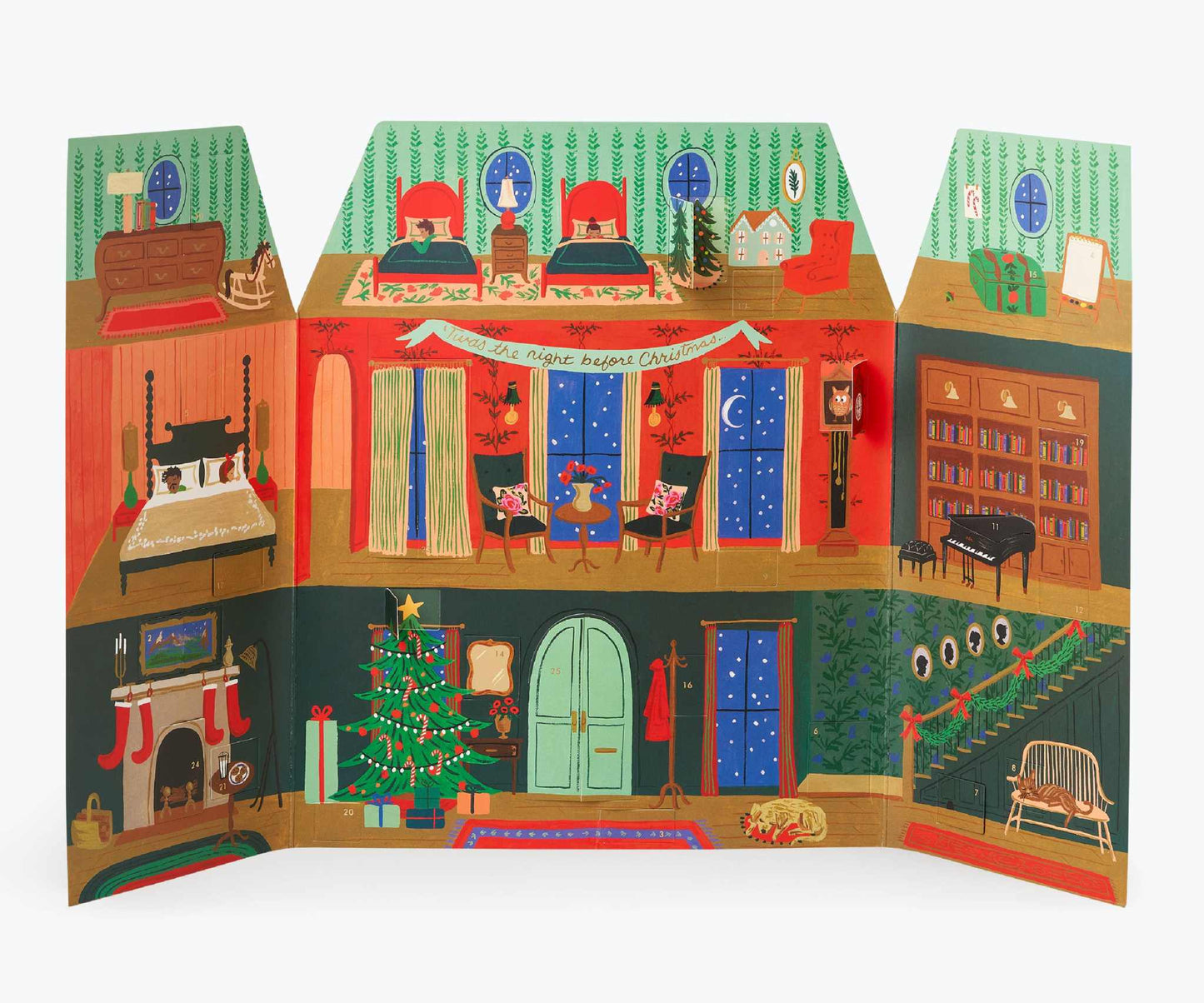 Night Before Christmas Advent Calendar - Curated Home Decor