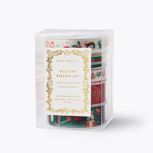 Rifle Paper Co. Holiday Ribbon Set - Curated Home Decor