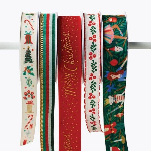 Rifle Paper Co. Holiday Ribbon Set - Curated Home Decor