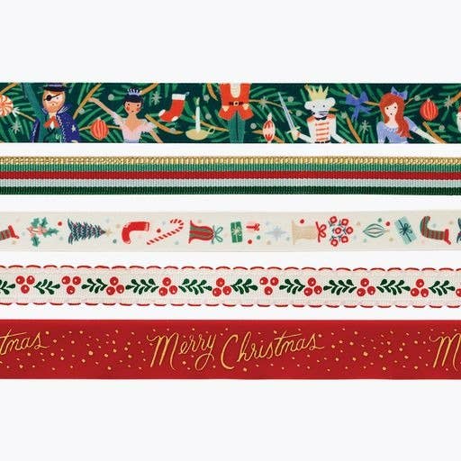 Rifle Paper Co. Holiday Ribbon Set - Curated Home Decor