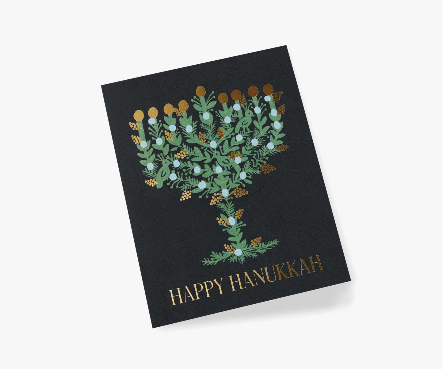 Laurel Menorah card - Curated Home Decor