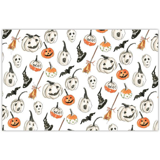 Handpainted Halloween Icon Assortment Placemat - Curated Home Decor