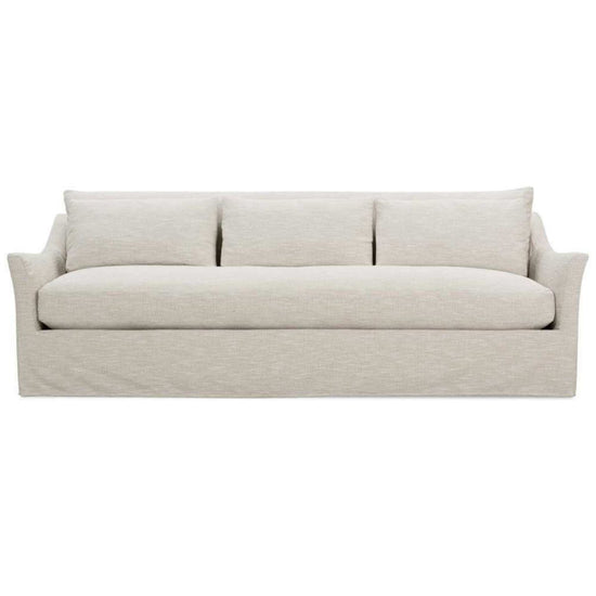 Natural Linen  98" Slip Sofa - Curated Home Decor