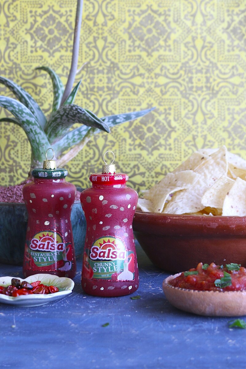 Salsa Ornament- Chunky Mild - Curated Home Decor
