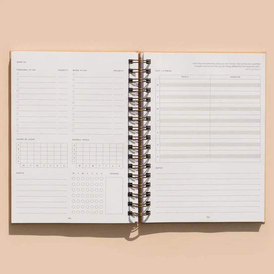 Self Care Planner, Weekly Edition - Curated Home Decor