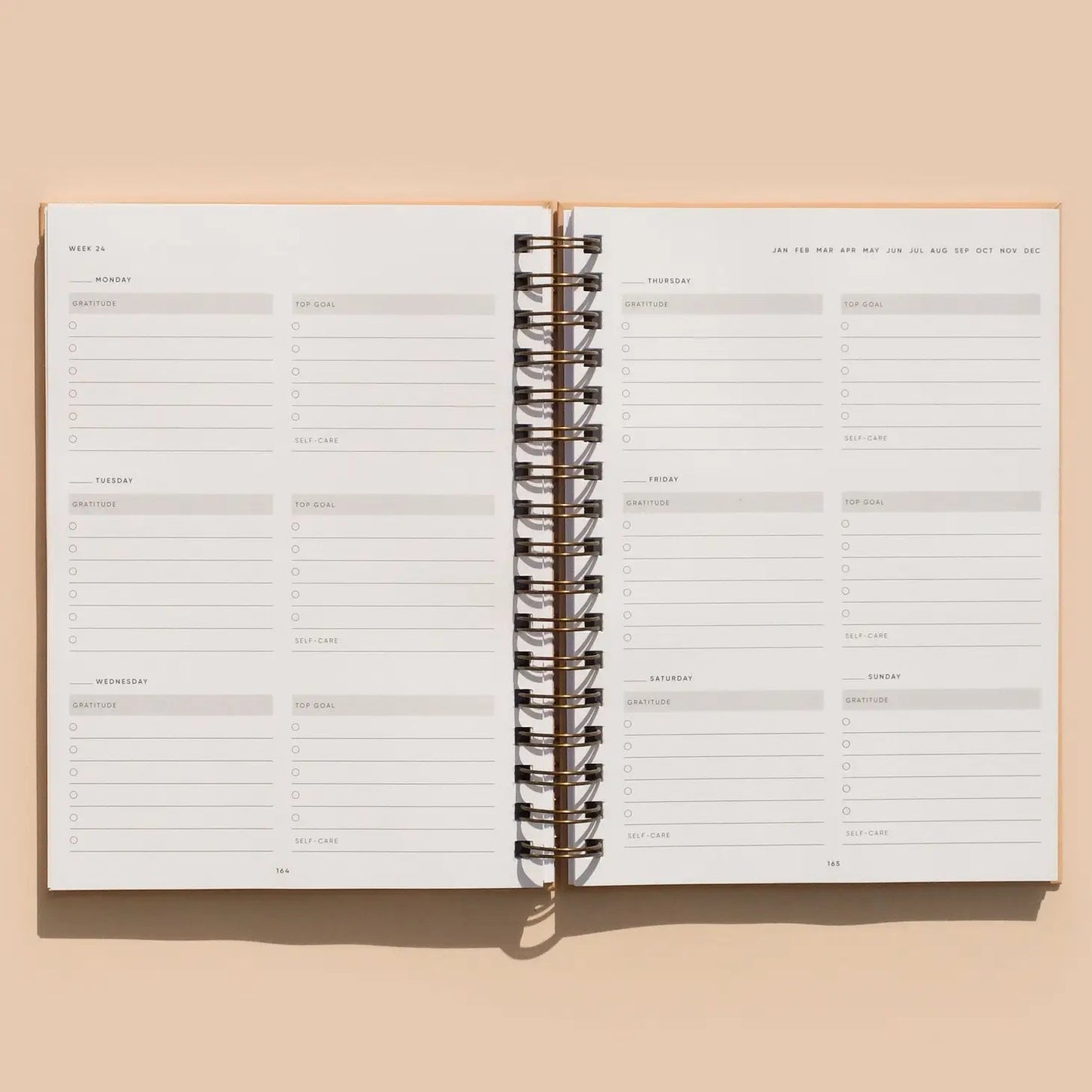 Self Care Planner, Weekly Edition - Curated Home Decor