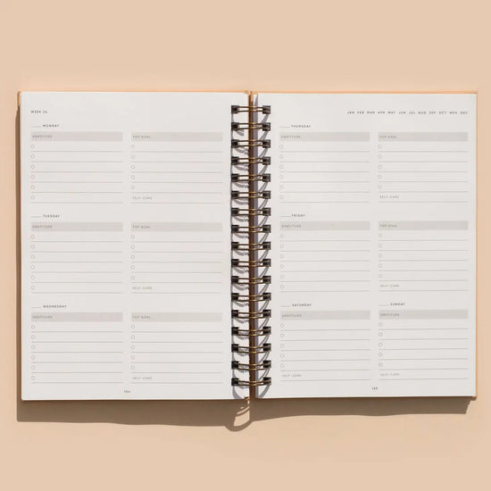 Self Care Planner, Weekly Edition - Curated Home Decor