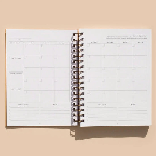 Self Care Planner, Weekly Edition - Curated Home Decor