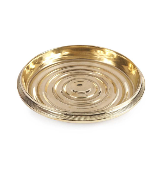 Brass Coin-Edged Bottle Coaster - Curated Home Decor