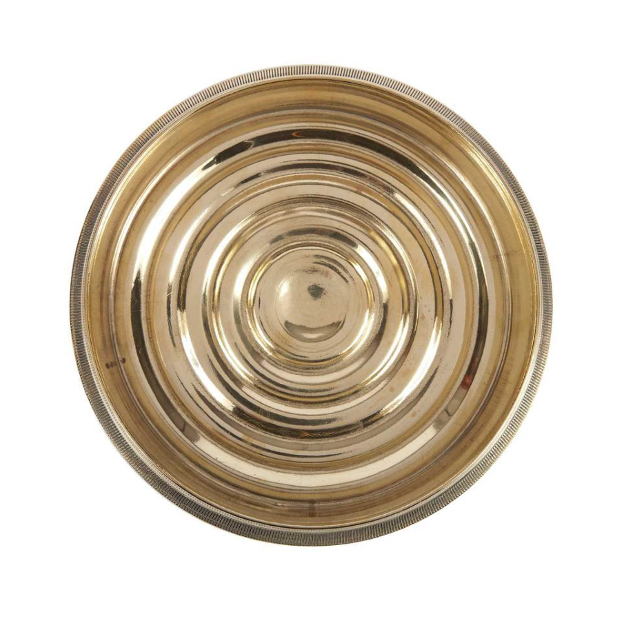 Brass Coin-Edged Bottle Coaster - Curated Home Decor