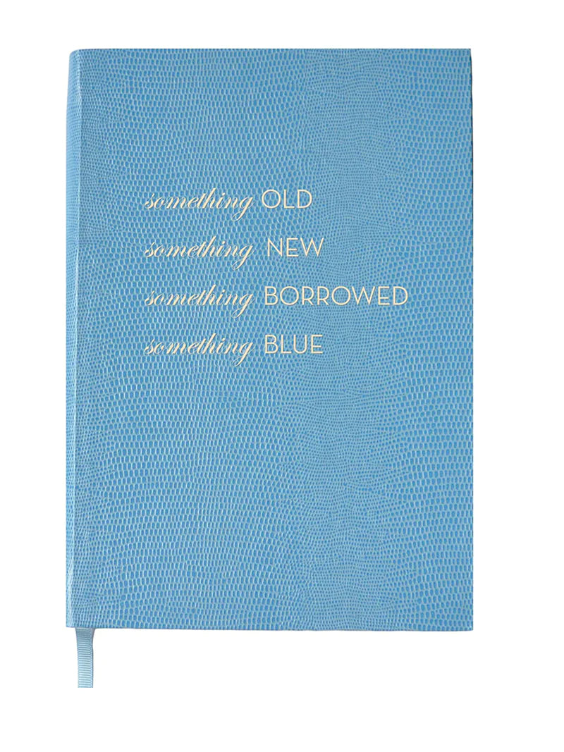 Something Old, New, Borrowed, Blue Notebook - Curated Home Decor