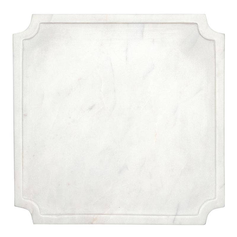 
                  
                    Square Beveled Marble Serving Board, 11 Inch - Curated Home Decor
                  
                