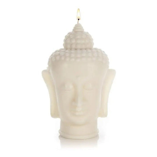 Buddha Head Statue Candle - Curated Home Decor