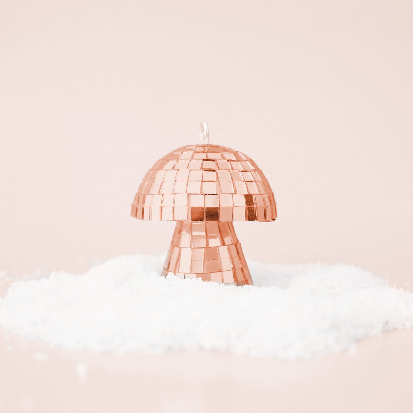 Disco Mushrooms Ornament | Rose Gold - Curated Home Decor