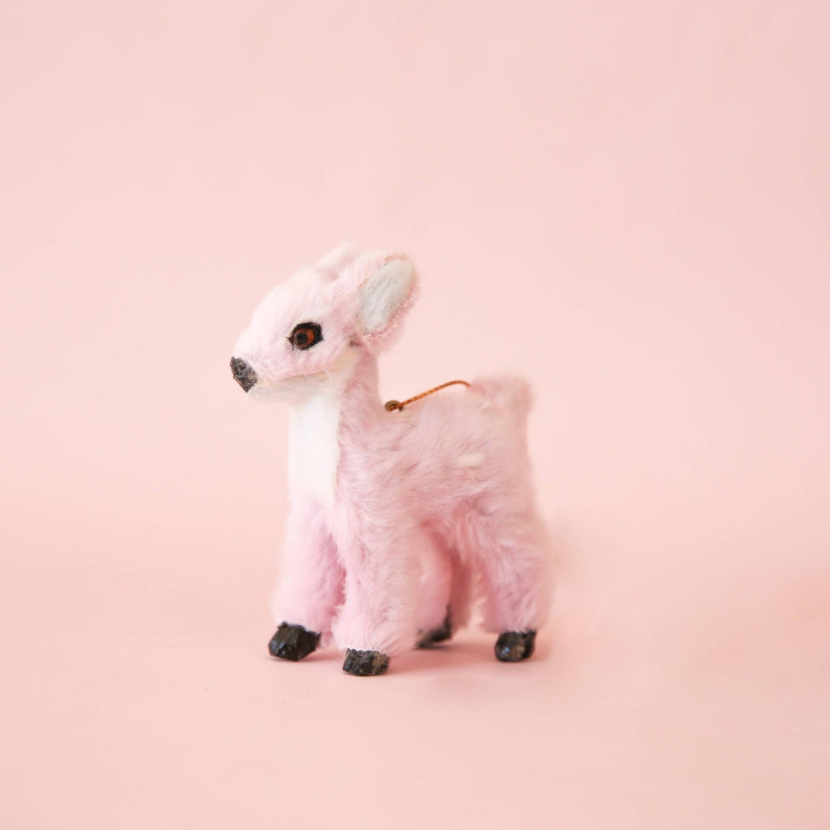 
                  
                    Pink Fawn Fur Reindeer Ornament - Curated Home Decor
                  
                