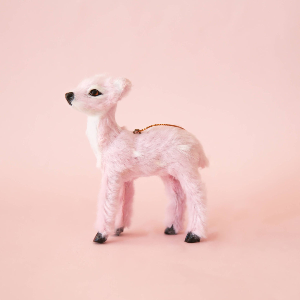 
                  
                    Pink Fawn Fur Reindeer Ornament - Curated Home Decor
                  
                