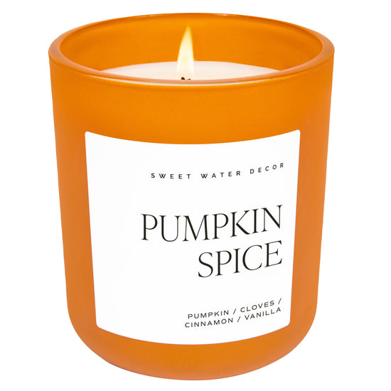 Pumpkin Spice 15 oz Soy Candle - Curated Home Decor