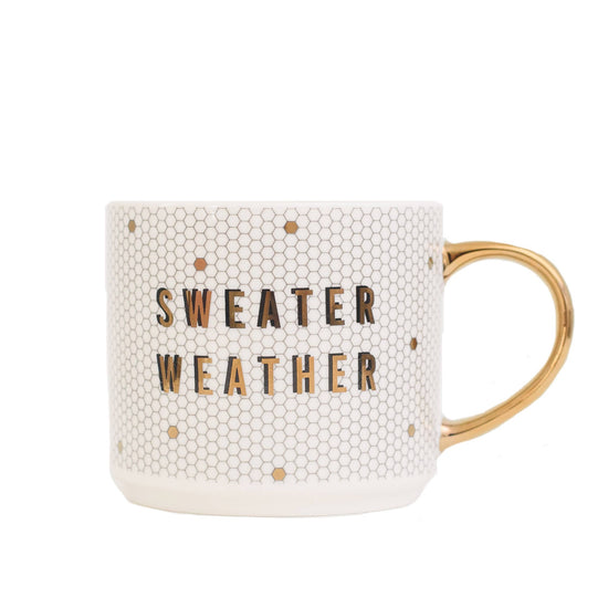 Sweater Weather Tile Coffee Mug - Curated Home Decor