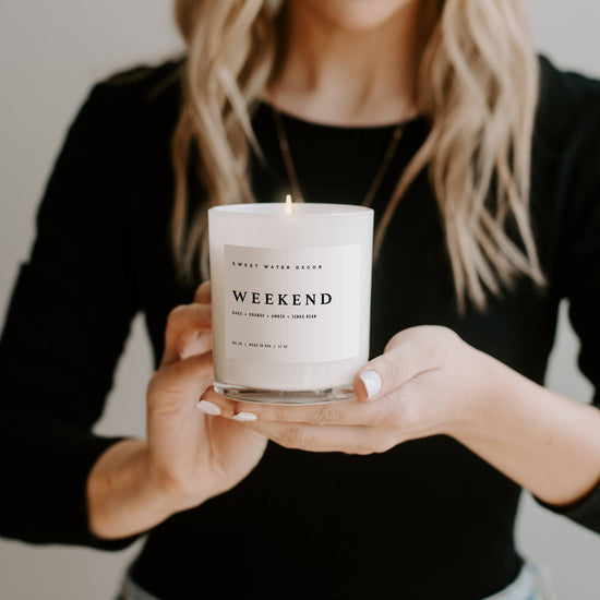 Weekend 11 oz Soy Candle - Curated Home Decor