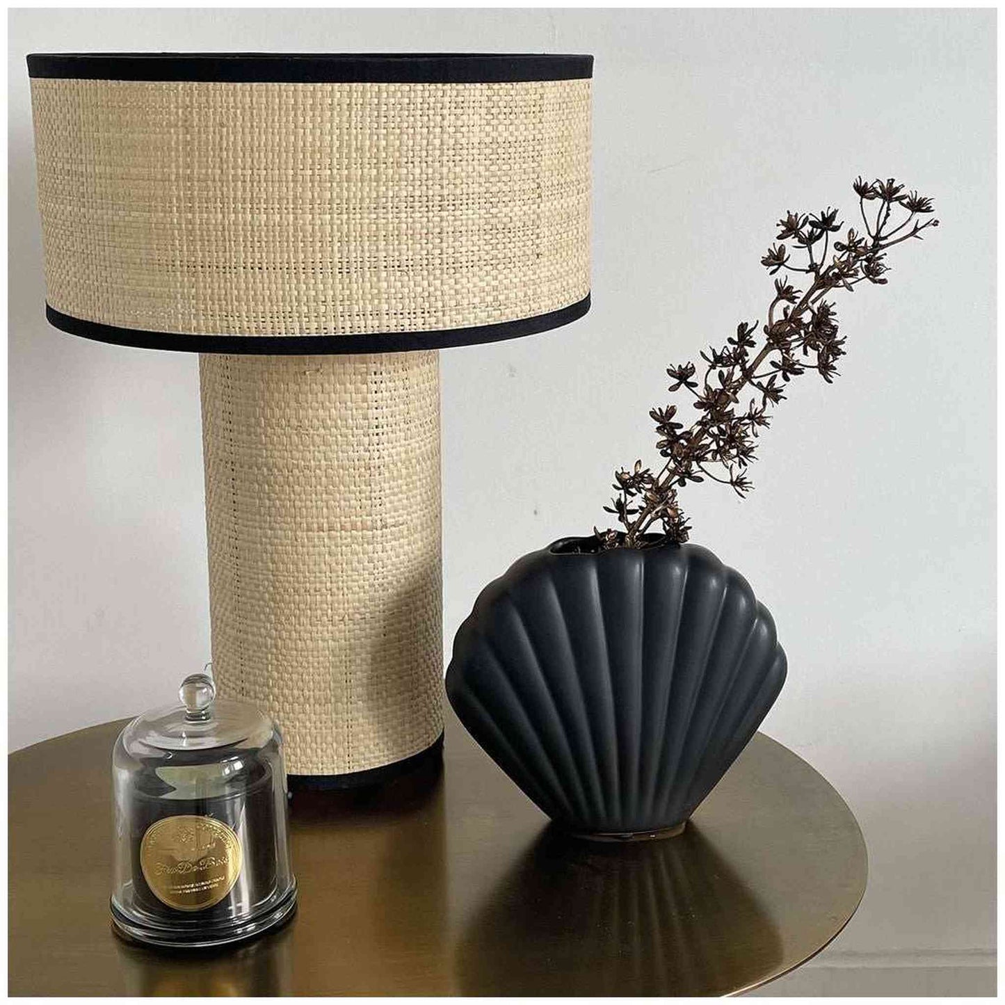 
                  
                    Modern Antique Gold Metal End Table - Curated Home Decor
                  
                