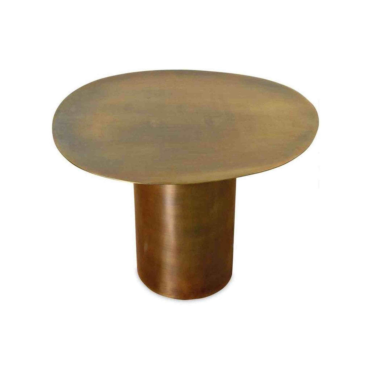 
                  
                    Modern Antique Gold Metal End Table - Curated Home Decor
                  
                