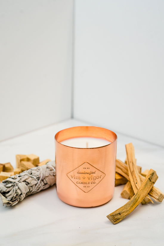 Palo Santo and Sage Candle - Curated Home Decor