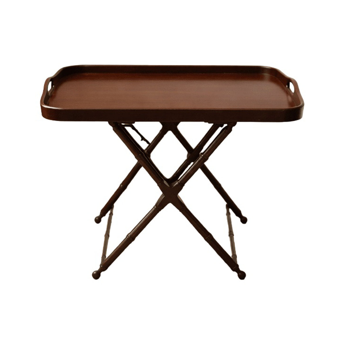 Vintage Drexel Faux Bamboo Tray Table — Restored - Curated Home Decor