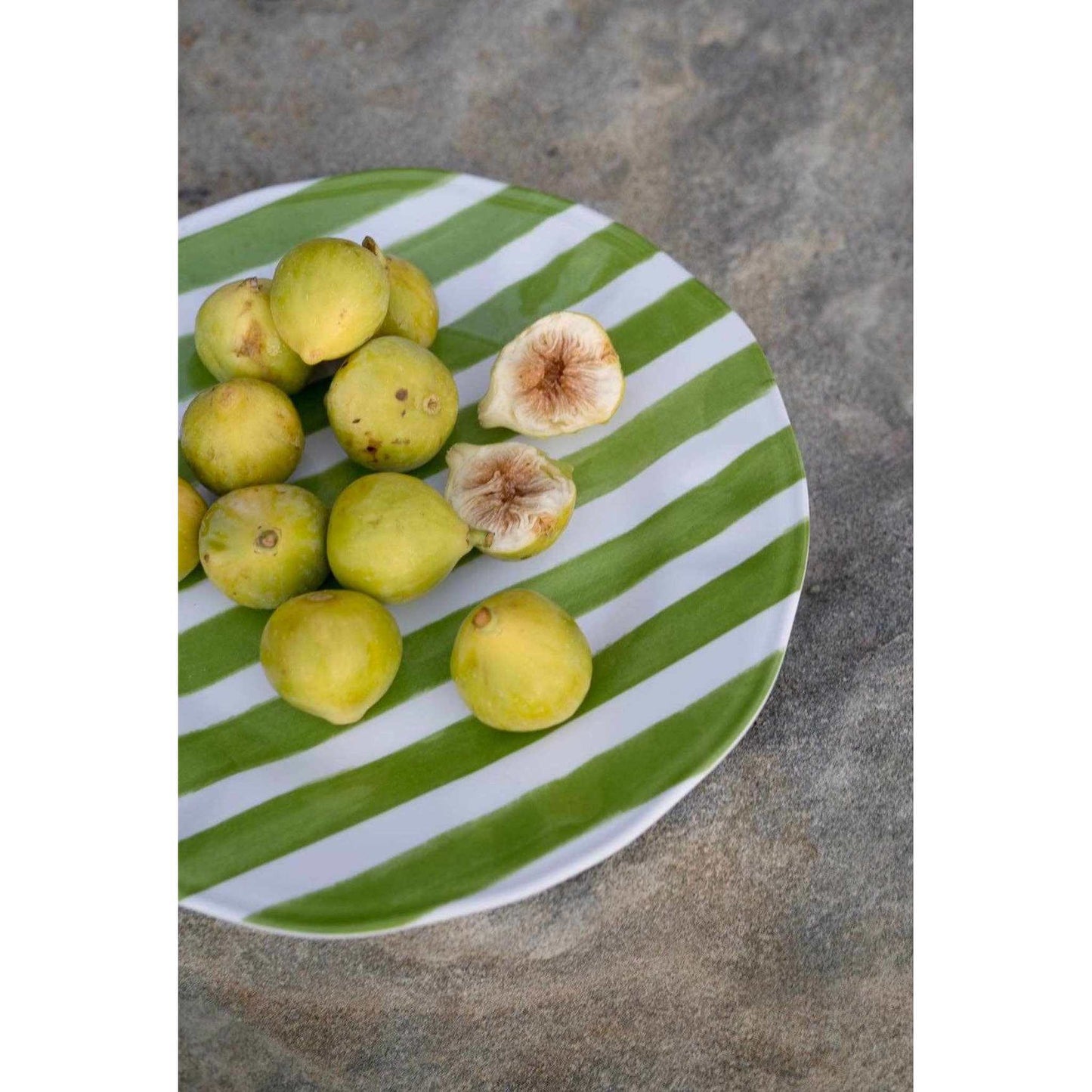 
                  
                    Green and Pink Striped Melamine Dinner Plates Set of 4 - Curated Home Decor
                  
                