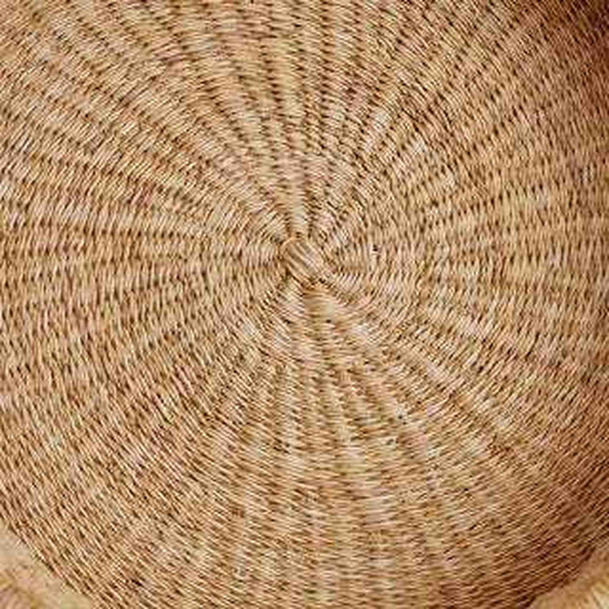 
                  
                    Handcrafted Bolga Woven Tray Round w/ Handles - Curated Home Decor
                  
                