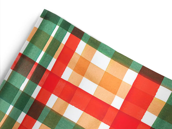 Holiday Plaid Wrap - Curated Home Decor