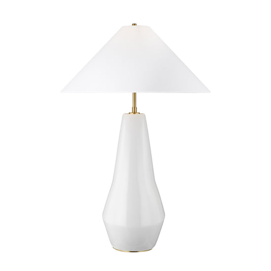Load image into Gallery viewer, Visual Comfort Studio - KT1231ARC1 - One Light Table Lamp - Contour - Arctic White
