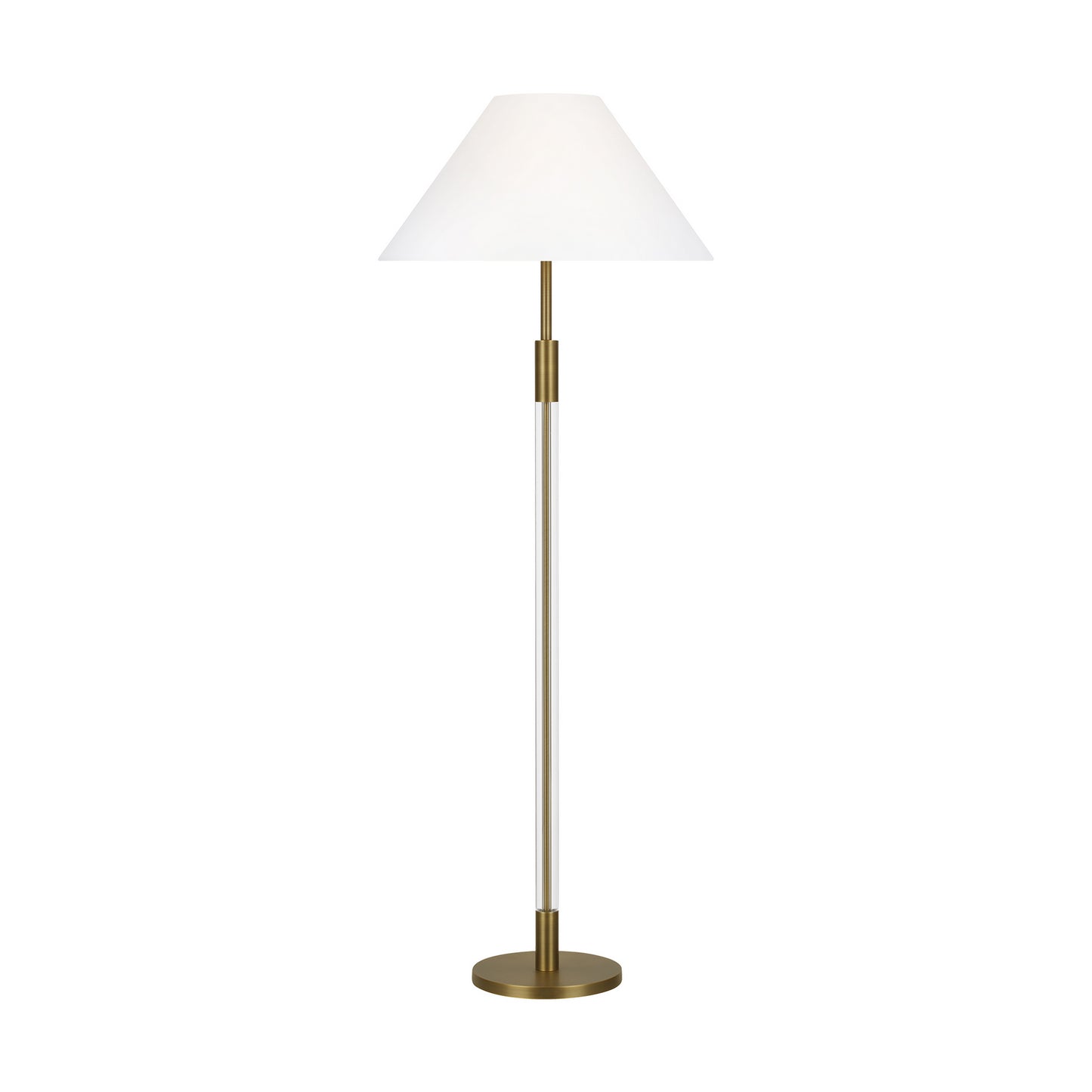 Visual Comfort Studio - LT1051TWB1 - One Light Floor Lamp - Robert - Time Worn Brass