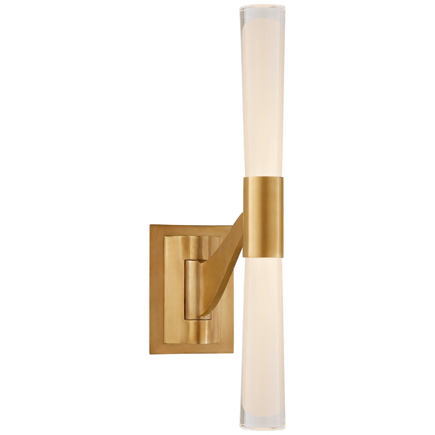 Visual Comfort Signature - ARN 2470HAB-CG - LED Wall Sconce - Brenta - Hand-Rubbed Antique Brass