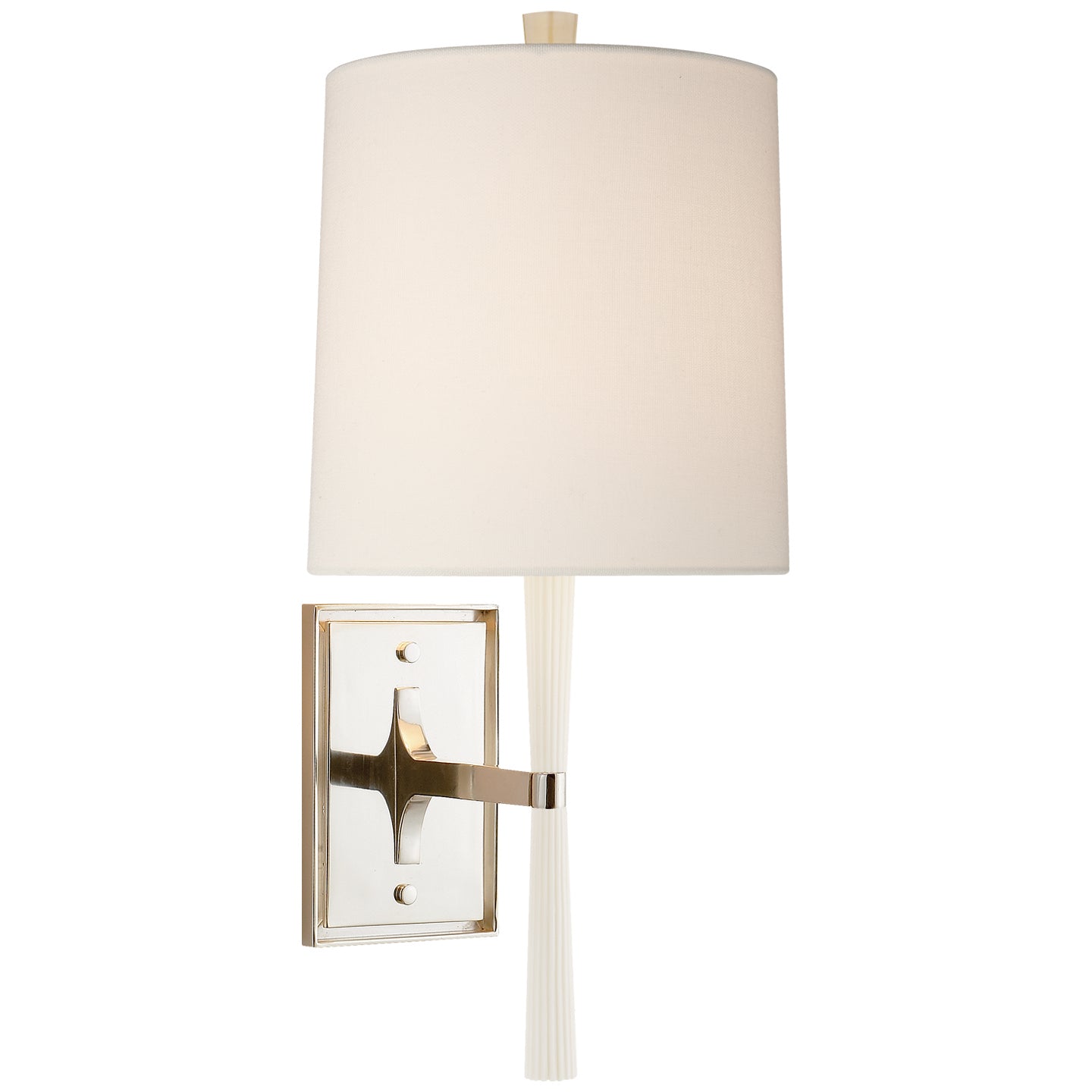 Load image into Gallery viewer, Visual Comfort Signature - BBL 2036CW-L - One Light Wall Sconce - Refined Rib - China White
