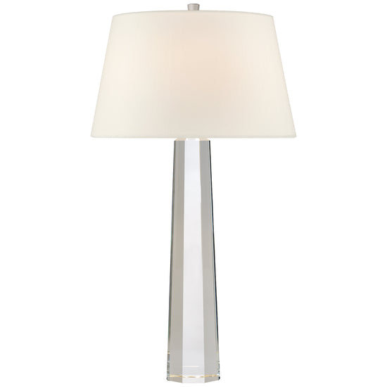 Load image into Gallery viewer, Visual Comfort Signature - CHA 8951CG-L - One Light Table Lamp - Fluted Spire - Crystal
