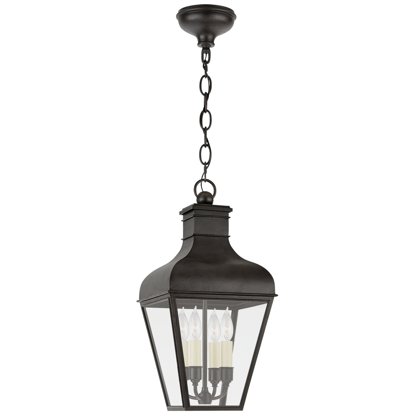 Visual Comfort Signature - CHO 5161FR-CG - Four Light Hanging Lantern - Fremont - French Rust