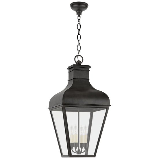 Visual Comfort Signature - CHO 5162FR-CG - Four Light Hanging Lantern - Fremont - French Rust