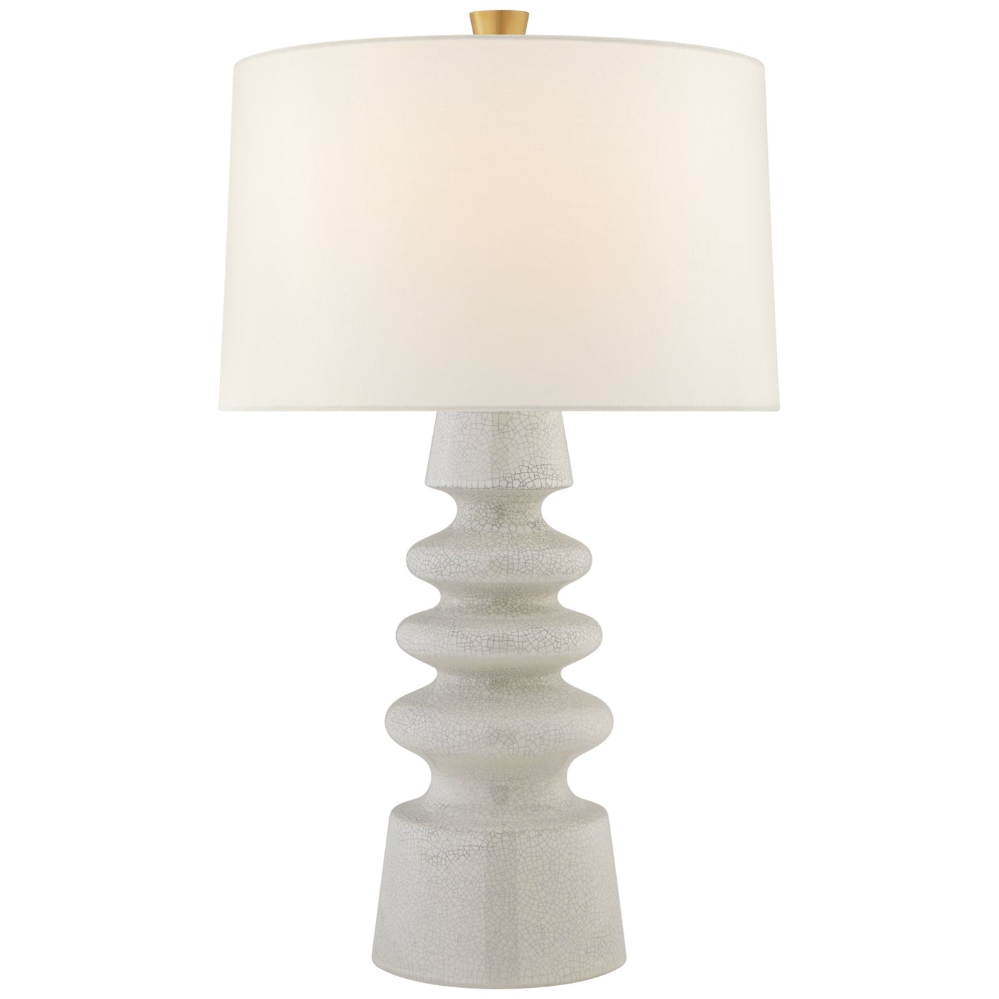 Visual Comfort Signature - JN 3608WTC-L - One Light Table Lamp - Andreas - White Crackle