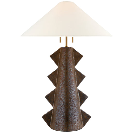 Load image into Gallery viewer, Visual Comfort Signature - KW 3681CBZ-L - Two Light Table Lamp - Senso - Crystal Bronze
