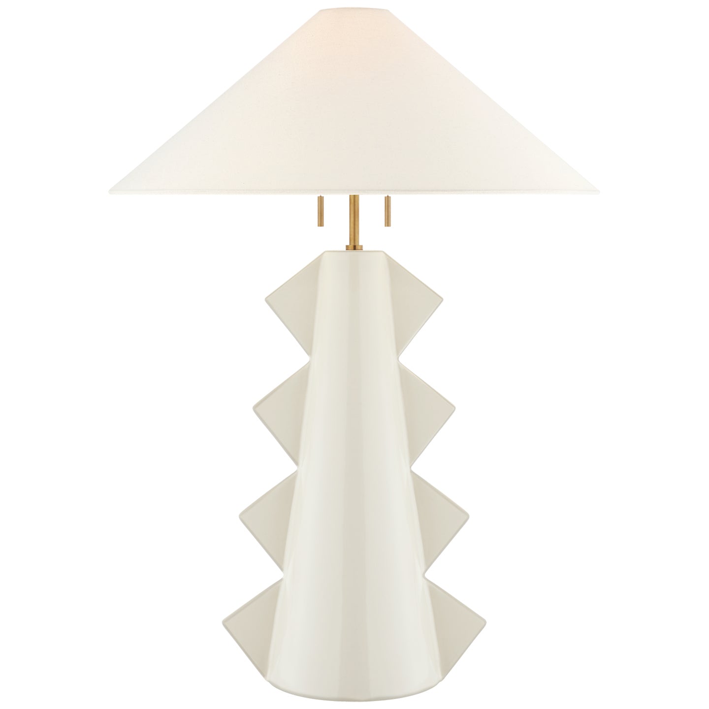 Load image into Gallery viewer, Visual Comfort Signature - KW 3681IVO-L - Two Light Table Lamp - Senso - Ivory
