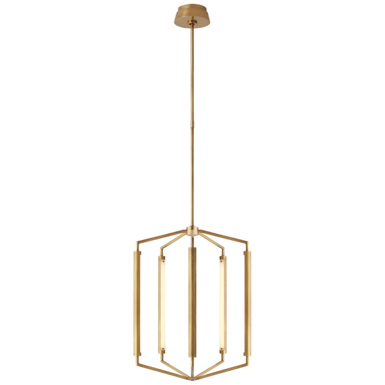 Visual Comfort Signature - KW 5703AB - LED Lantern - Appareil - Antique-Burnished Brass