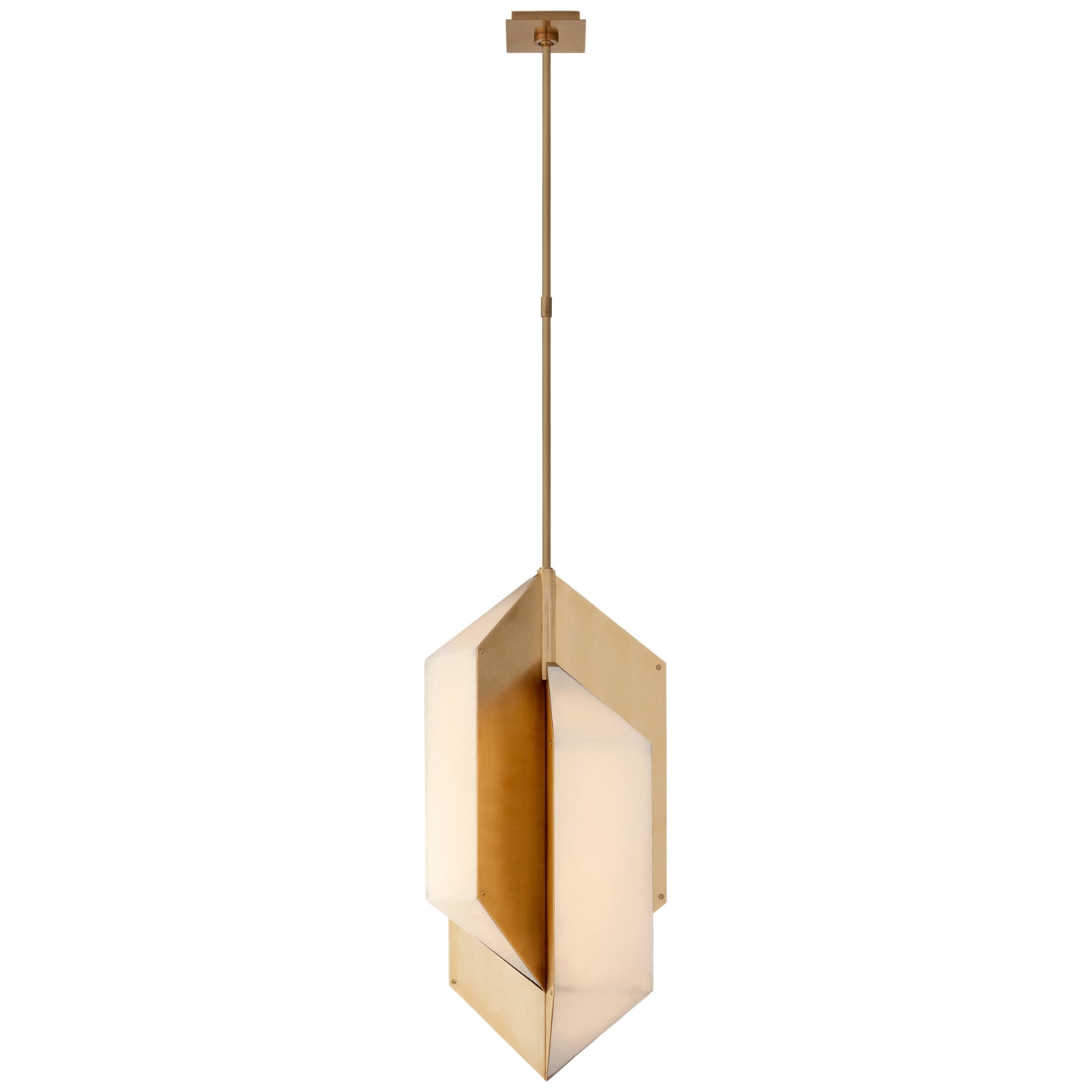 Load image into Gallery viewer, Visual Comfort Signature - KW 5722AB-ALB - LED Pendant - Ophelion - Antique-Burnished Brass

