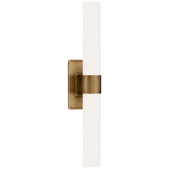 Load image into Gallery viewer, Visual Comfort Signature - S 2164HAB-WG - Two Light Wall Sconce - Presidio - Hand-Rubbed Antique Brass
