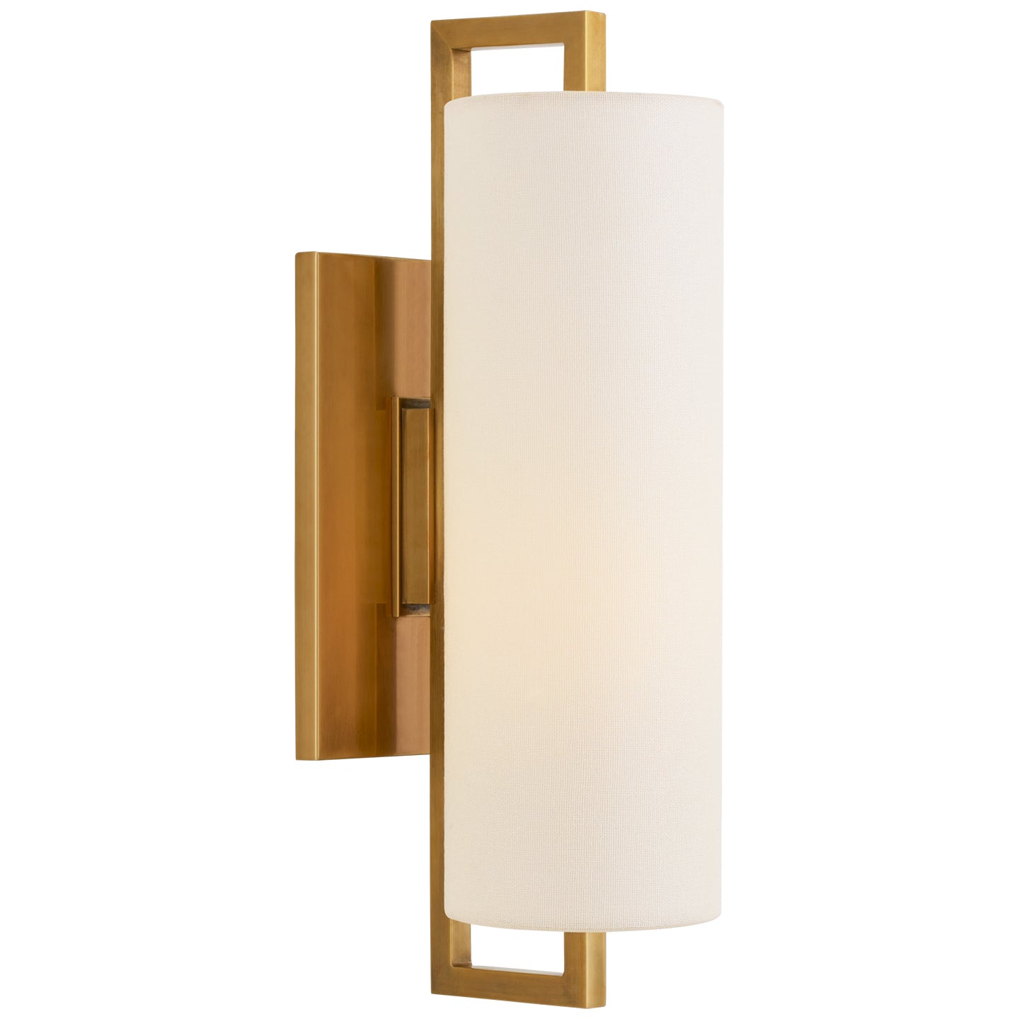 Load image into Gallery viewer, Visual Comfort Signature - S 2520HAB-L - LED Wall Sconce - Bowen - Hand-Rubbed Antique Brass
