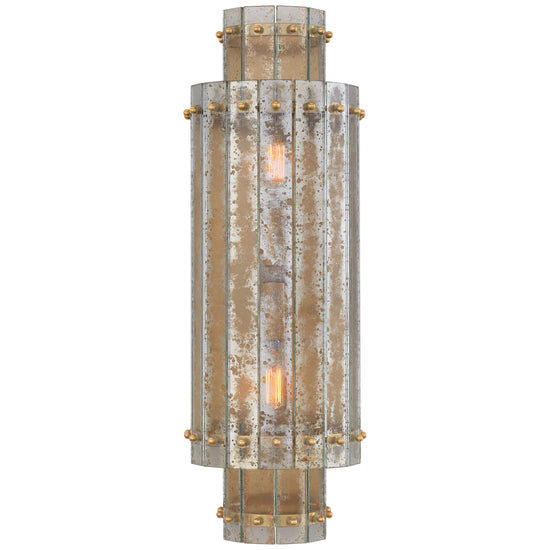 Visual Comfort Signature - S 2651HAB-AM - Two Light Wall Sconce - Cadence - Hand-Rubbed Antique Brass