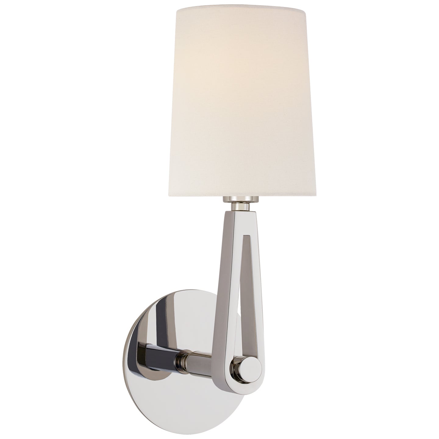Load image into Gallery viewer, Visual Comfort Signature - TOB 2510PN-L - One Light Wall Sconce - Alpha - Polished Nickel
