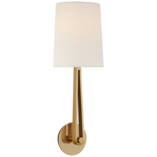 Visual Comfort Signature - TOB 2512HAB-L - Two Light Wall Sconce - Alpha - Hand-Rubbed Antique Brass